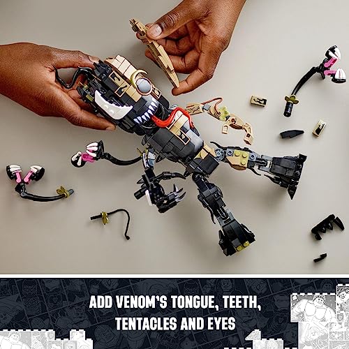 Lego Super Heroes Marvel Venomised Groot 76249 Building Toy Set Transformable Model For Play And Display Fun For Kids Aged 10 4