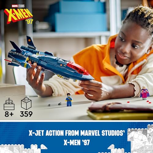 Lego Super Heroes Marvel X Men X Jet 76281 Buildable Toy Plane Fighter Model Building Kit With Super Hero Minifiguresfor Kids Boys And Girls Aged 8 And Over 2