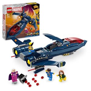 Lego Super Heroes Marvel X Men X Jet 76281 Buildable Toy Plane Fighter Model Building Kit With Super Hero Minifiguresfor Kids Boys And Girls Aged 8 And Over