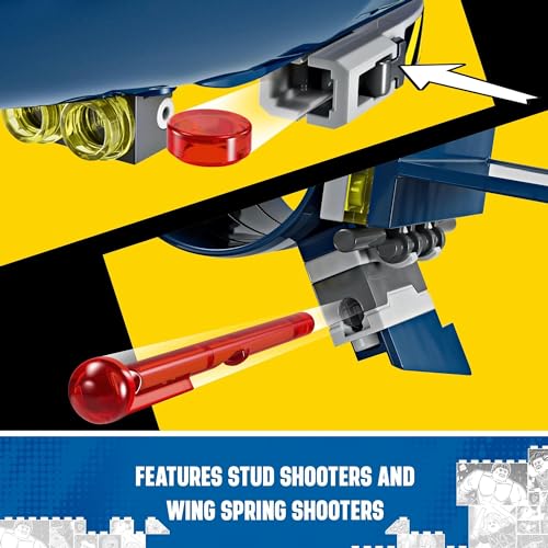 Lego Super Heroes Marvel X Men X Jet 76281 Buildable Toy Plane Fighter Model Building Kit With Super Hero Minifiguresfor Kids Boys And Girls Aged 8 And Over 4