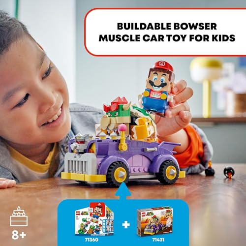 Lego Super Mario Bowser Muscle Car Expansion Set 71431 Collectible Toy For Kids With A Character Figuretoys For Boys Girls And Gamers Aged 8 And Over 2