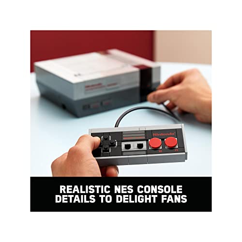 Lego Super Mario Nintendo Entertainment System 71374 Building Kitcreative Set For Adults Build Your Own Lego Nes And Tv 3