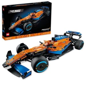 LEGO Technic McLaren Formula 1 Race Car Set for Adults, F1 Model Car Building Kit, Collectible Home or Office Desk Decor, Treat for Men & Women 42141
