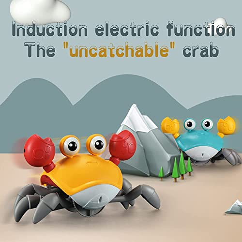 Lional Crawling Crab Baby Toy Infant Electronic Light Up Toys With Music And Light Crab Crawling Toy For Kids Toddle Baby Interactive Toys Baby Electronic Pet Toys For Boy And Girl Gift 3