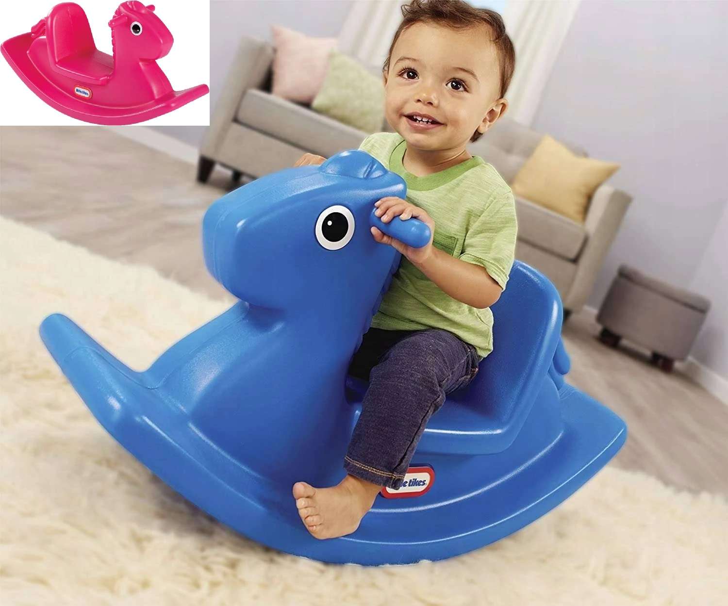 Little Tikes Big Rocking Horse Or Puppy Rocker Toy For 1 To 3 Year Old Baby For Kids Girls Boys 2