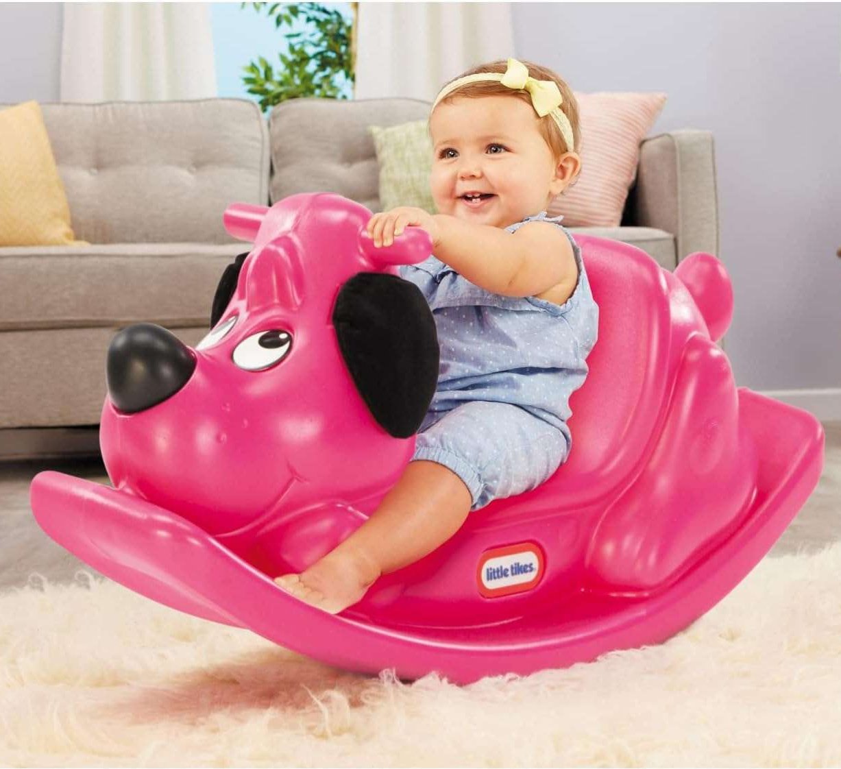 Little Tikes Big Rocking Horse Or Puppy Rocker Toy For 1 To 3 Year Old Baby For Kids Girls Boys 3