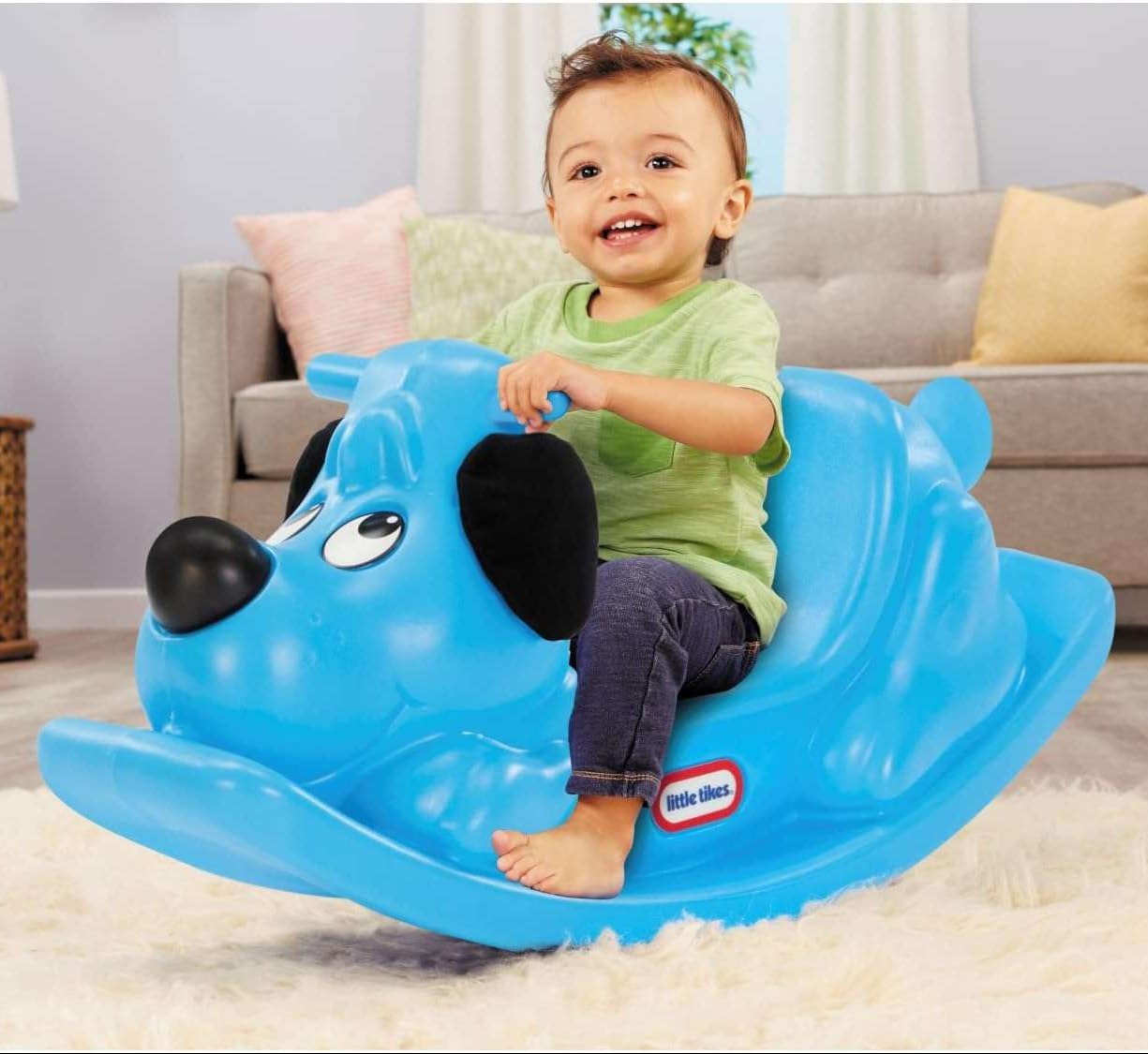 Little Tikes Big Rocking Horse Or Puppy Rocker Toy For 1 To 3 Year Old Baby For Kids Girls Boys 4