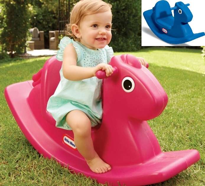 Little Tikes Big Rocking Horse Or Puppy Rocker Toy For 1 To 3 Year Old Baby For Kids Girls Boys
