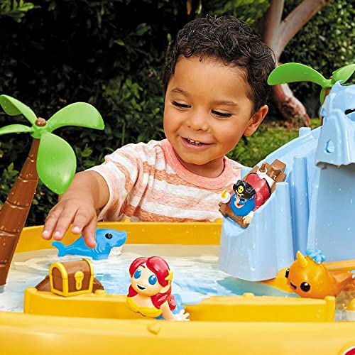 Little Tikes Island Wavemaker Water Table Playset Outdoor Garden Toy Safe Durable And Portable Toddlers Table Sensory Toy For Garden Activity Encourages Creative Play For Ages 24 Months 4