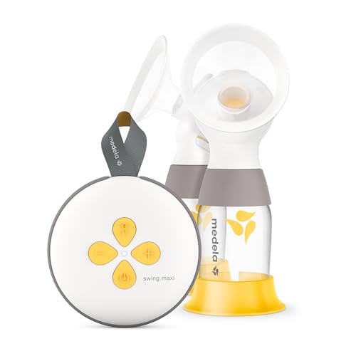 Medela Swing Maxi Bluetooth Double Electric Breast Pump, USB-Chargeable, More Milk in Less Time, Featuring PersonalFit Flex Shields and 2-Phase Expression Technology
