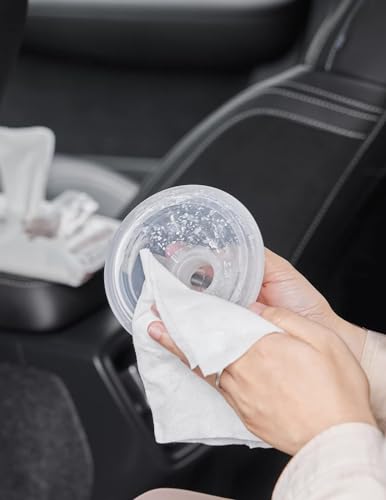 Momcozy Natural Breast Pump Wipes For Pump Parts Cleaning On The Go 30 Count Flash Clean Resealable Pump Wipes 3