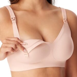 Momcozy Nursing Bras For Breastfeeding Seamless Ultra Comfort Maternity Bra Natural Shape Pregnancy Sleep Bralette