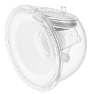 Momcozy Original S9 Pro/S12 Pro Replacement Accessories, Only Compatible with Momcozy S9 Pro/S12 Pro Breast Pump NOT for S9/S12 (Single-Sealed Full Set Collector Cup with 24mm Flange,180ml, 1 Pack)