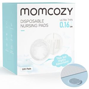 Momcozy Ultra Thin Disposable Nursing Pads Super Absorbent And Breathable Breastfeeding Pads Make The Breasts Light And Unburdened 3d Shape For The Best Fit Individually Packaged（120 Count）
