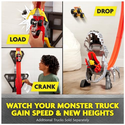 Monster Jam Thunderroarus Drop Playset With Exclusive Monster Truck Over 6 Feet Tall Lights And Sounds Kids Toys For Boy And Girls Ages 5 And Up 4