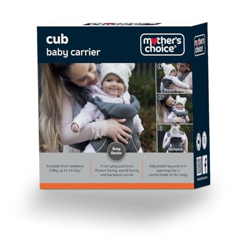 Mother Choice Cub Baby Carrier Denim 2