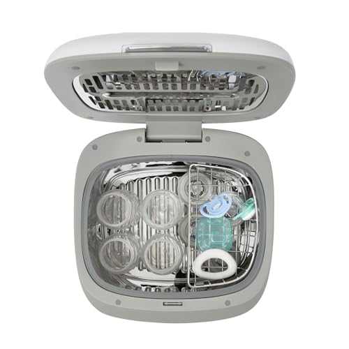 New Beginnings Bpa Free 2 In 1 Uv Steriliser And Dryer Compact Silent Fits Up To 6 Bottles 2