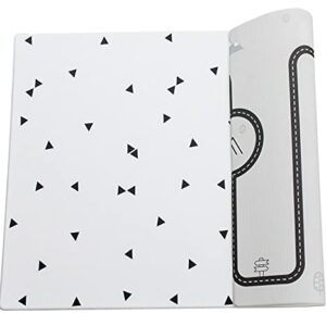 Ofie Mat By Little Bot Baby Soft Baby Play Mat Reversible And Non Toxic Foam Mat Large Country Road Triangle