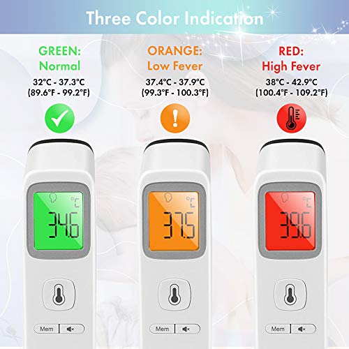 Origin Medical Digital Forehead Thermometer Non Touch For Children Baby Parents Infrared Sensors For Fast Accurate Readings 3