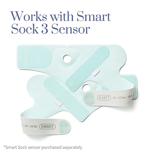 Owlet Extended Fabric Sock Pack For Smart Sock 3 Baby Safety Monitor Extends Monitor Usability From 18 Months To 5 Years Green Sensor And Base Station Not Included 3