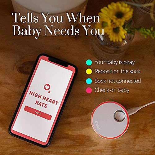 Owlet Smart Sock 3 Baby Safety Monitor Monitors Heart Rate And Oxygen For Baby And Child Safety Ios And Android Compatible 3