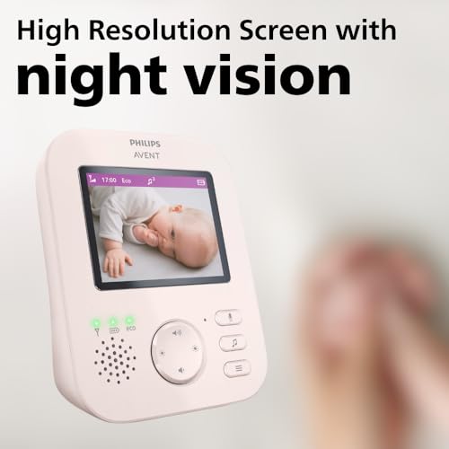 Philips Avent Advanced Video Baby Monitor With Camera 2 Way Audio Digital 1080p Hd Video X2 Zoom Night Vision In Built Lullabies Scd881 20 4