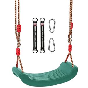 Plastic Swing Seat For Kidstopind Non Slip Tree Swing Seat 7874200cm Adjustable Rope Swing Seat For Backyard Playground Indoor Outdoor Green