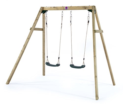Plum Play Wooden Double Swing Set