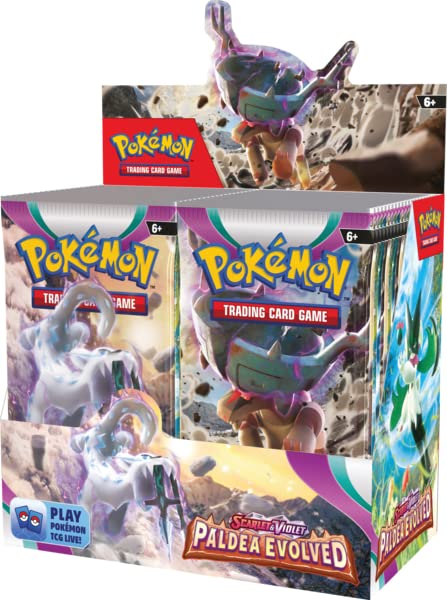 Pokemon Tcg Scarlet Violet Paldea Evolved Set Booster Pack Box Asst 36 X 10pk 3