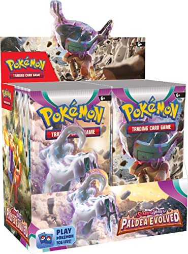 Pokemon Tcg Scarlet Violet Paldea Evolved Set Booster Pack Box Asst 36 X 10pk