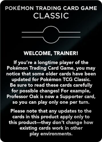 Pokemon Tcg Trading Card Game Classic 4