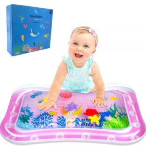 Prime A1 Gifts Inflatable Tummy Time Mat Premium Baby Water Play Mat For Infants And Toddlers Baby Toys For 3 To 24 Months Strengthen Your Baby Muscles Portable