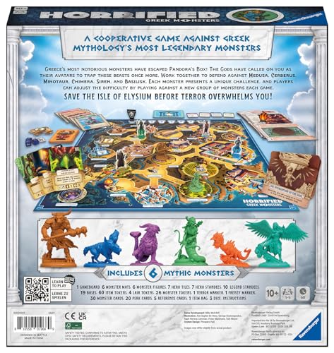 Ravensburger Horrified Greek Monsters Family Strategy Game 3