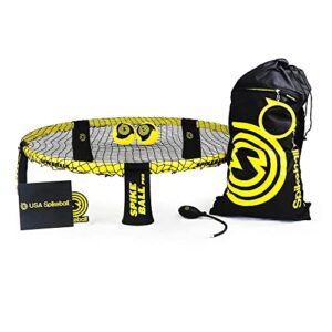 Spikeball Pro Kit (Tournament Edition) - Includes Upgraded Playing Net, New Balls, Portable Ball Pump Gauge, Backpack