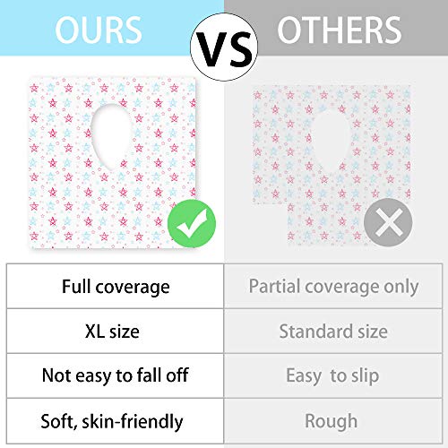 Toilet Seat Cover Disposable Xl 30 Pack Extra Large Full Cover Individually Wrapped Portable For Travel Perfect For Toddlers Potty Training Ideal For Adults And Kids 3