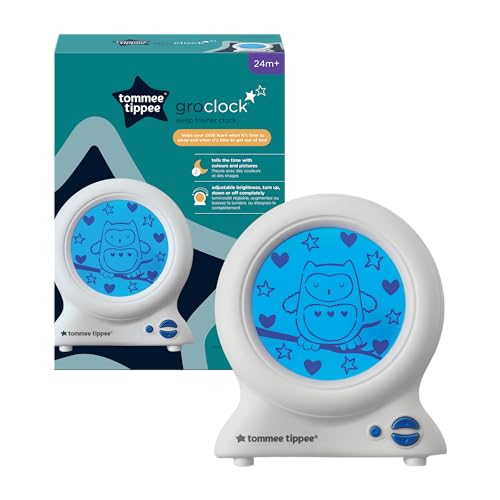 Tommee Tippee Groclock Sleep Trainer Clock Alarm Clock And Nightlight For Young Children Usb Powered 2