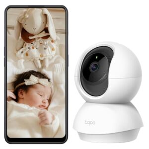 Tp Link Tapo Pan Tilt Ai Smart Home Security Wi Fi Camera Baby Monitor 1080p Motion Person Detection Notifications Night Vision Sd Card Slot Voice Control No Hub Required Tapo C200