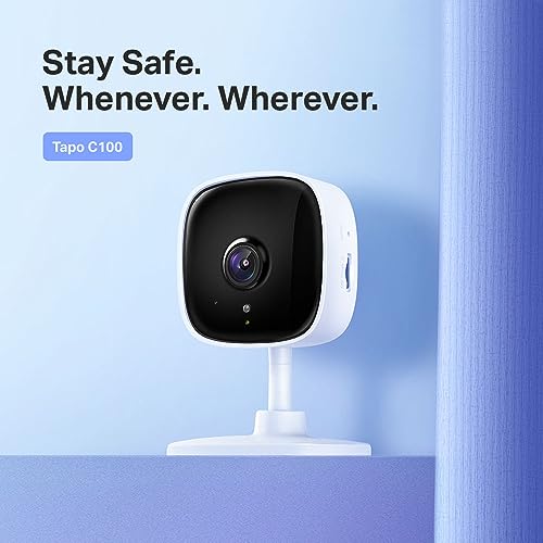 Tp Link Tapo Smart Home Ai Security Wi Fi Camera Baby Monitor 1080p 850nm Night Vision Motion Person Detection Notifications Two Way Audio No Hub Required Tapo C100 4