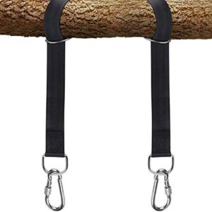 Tree Swing Hanging Straps Kit Holds 2000 Lbs5ft Extra Long Straps Strap With Safer Lock Snap Carabiner Hooks Perfect For Tree Swing Hammocks Perfect For Swingscarry Pouch Easy Fast Installation