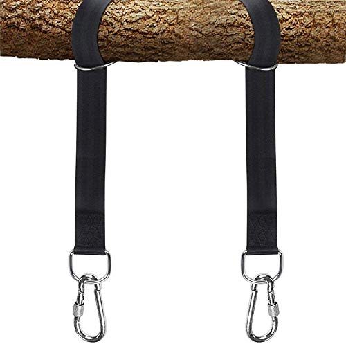 Tree Swing Hanging Straps Kit Holds 2000 Lbs5ft Extra Long Straps Strap With Safer Lock Snap Carabiner Hooks Perfect For Tree Swing Hammocks Perfect For Swingscarry Pouch Easy Fast Installation