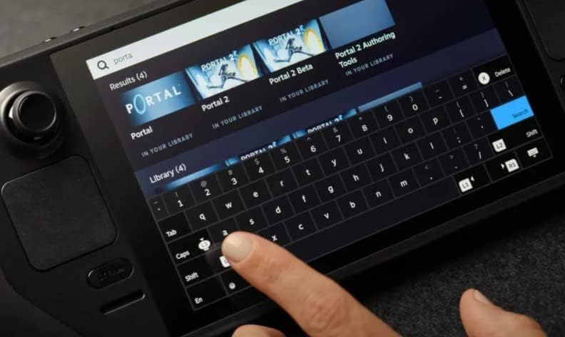 Valve Steam Deck 256gb Handheld Gaming Console Black 3