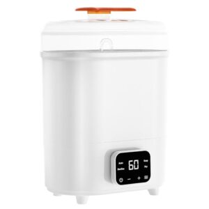 Yopower Baby Bottle Sterilizer Electric Steam Bottle Steriliser And Dryer 4 In 1 Baby Bottle Steriliser With Led Touch Screen White